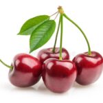 Cherries isolated stock photo_ Image of berry, leaf, fresh - 46962190