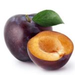 Isolated Plums Whole Half Blue Plum Stock Photo 705200305 _ Shutterstock